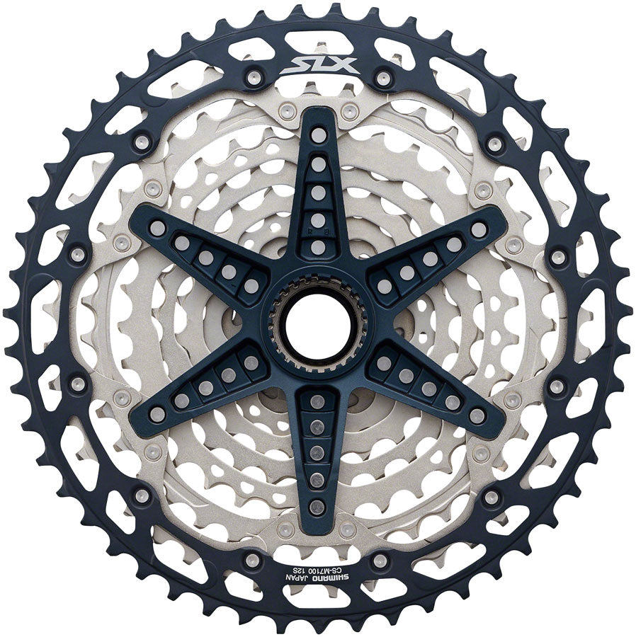 Shimano SLX CS-M7100 Cassette - 12-Speed, 10-51t, Silver/Black