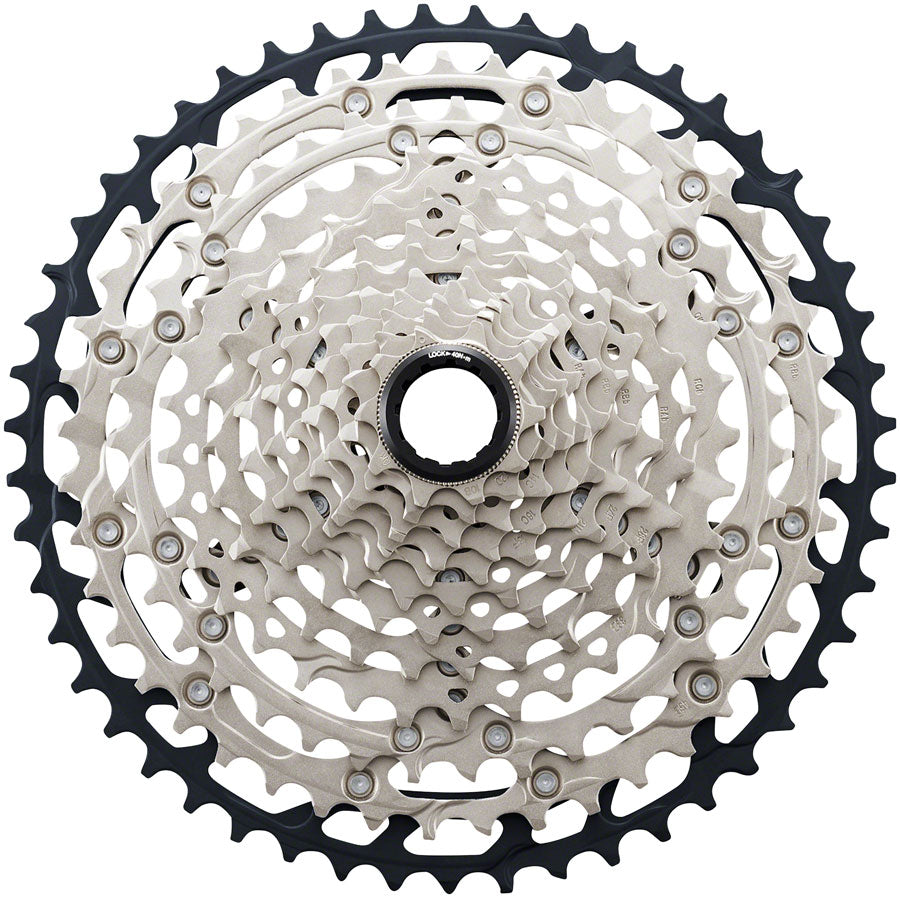 Shimano SLX CS-M7100 Cassette - 12-Speed, 10-51t, Silver/Black, Micro Spline