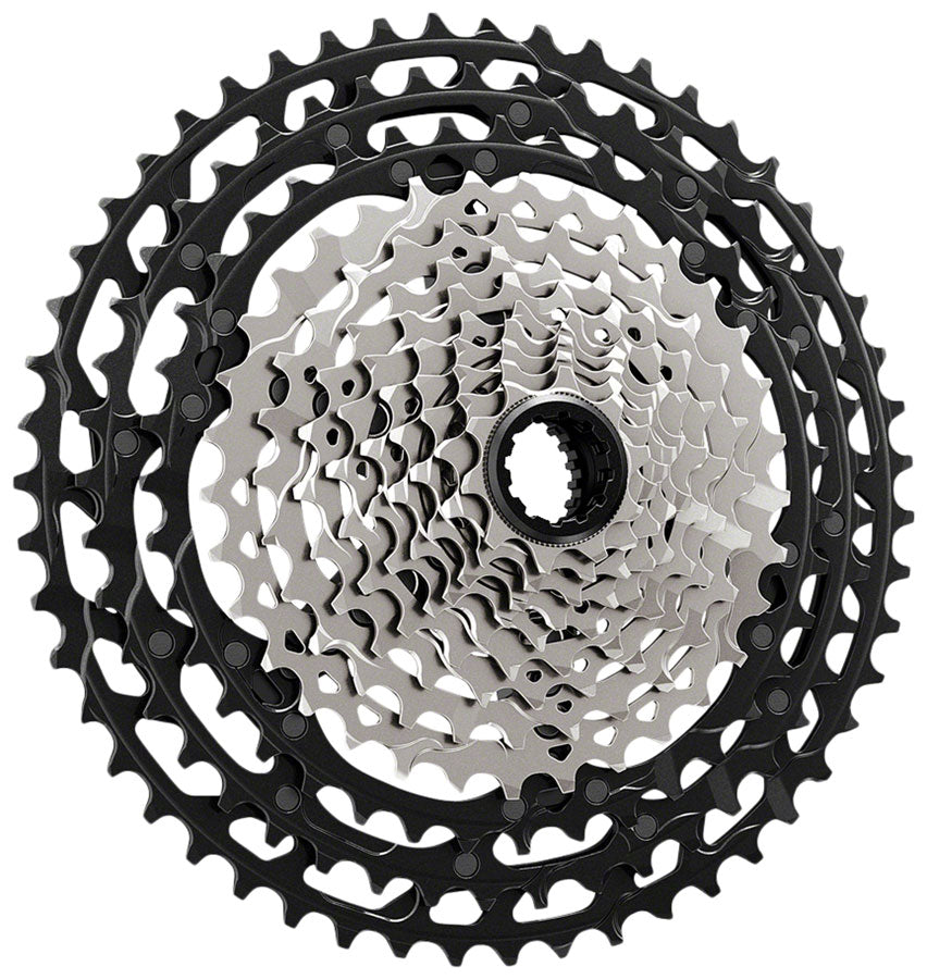 Shimano CS-M9101-12 Cassette - 12-Speed, 10-51t, Black/Gray, Micro Spline