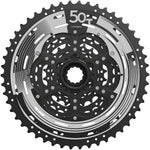 SunRace M993 Cassette - 9 Speed, 11-50t, ED Black, Alloy Spider and Lockring - Cassettes - M993 9-Speed Cassette