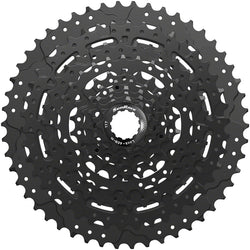 SunRace M993 Cassette - 9 Speed, 11-50t, ED Black, Alloy Spider and Lockring MPN: CSM993.9A50.ES0 Cassettes M993 9-Speed Cassette