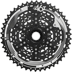 SunRace M993 Cassette - 9 Speed, 11-46t, ED Black, Alloy Spider and Lockring - Cassettes - M993 9-Speed Cassette