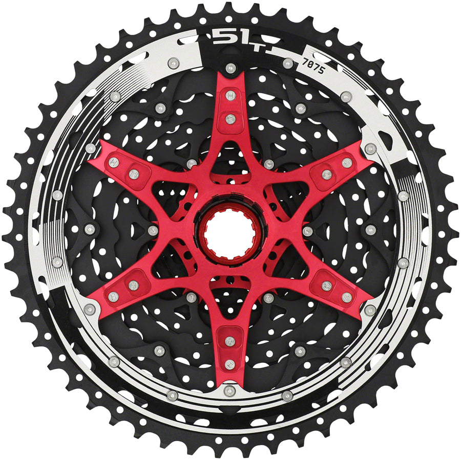 SunRace CSMZ903 Cassette - 12-Speed, 11-51t, Black Chrome - Cassettes - MZ 12-Speed Cassette