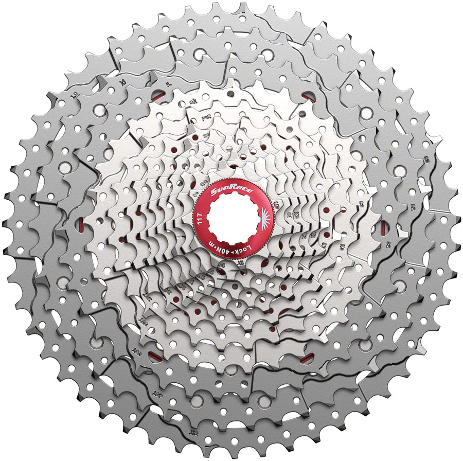 SunRace CSMZ903 Cassette - 12-Speed, 11-51t, Metallic Silver MPN: CSMZ903.WA1B.XS1.BX Cassettes MZ 12-Speed Cassette