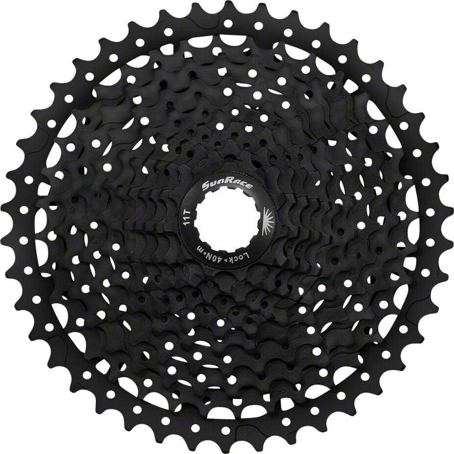 SunRace MS8 Cassette - 11 Speed, 11-42t, Black MPN: CSMS8.EAY0.ES0.BX Cassettes MS8 11 Speed Cassette