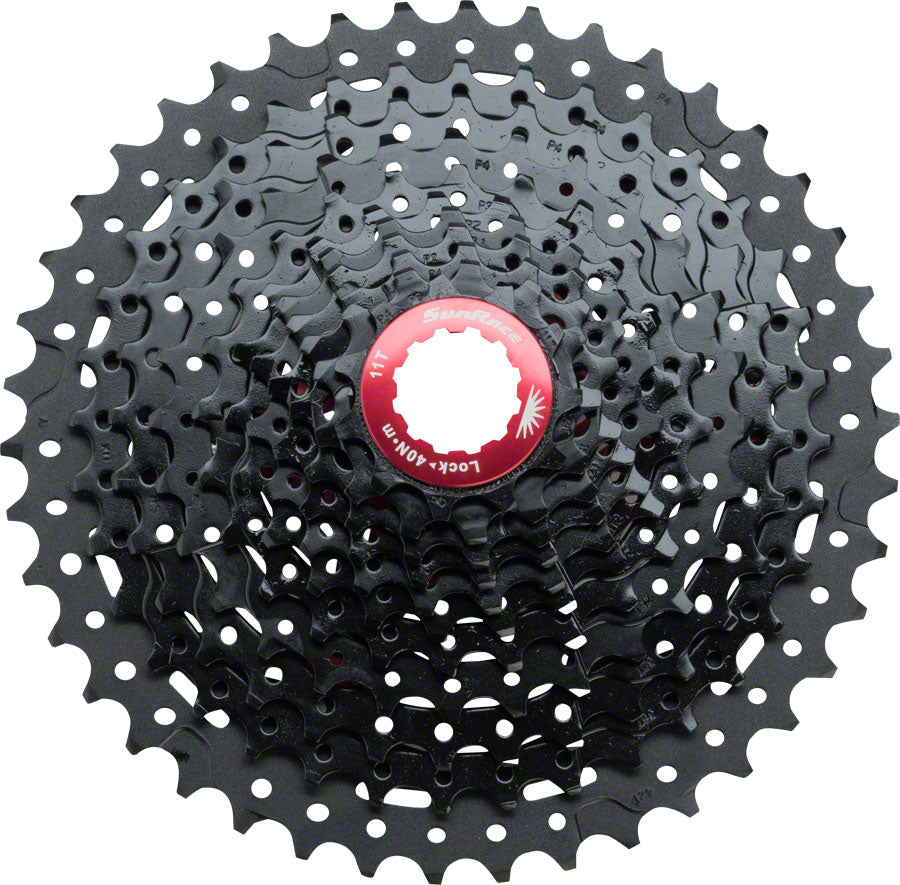 SunRace MX8 Cassette - 11 Speed, 11-42t, Black MPN: CSMX8.EAYR.OS1.BX Cassettes MX8 11 Speed Cassette