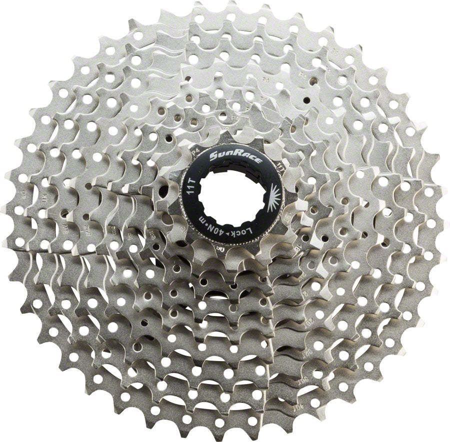 SunRace MS3 Cassette - 10 Speed, 11-40t, Silver MPN: CSMS3.TAX0.XS0.BX Cassettes MS3 10 Speed Cassette