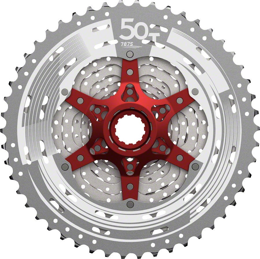 SunRace MX8 Cassette - 11 Speed, 11-50t, Silver - Cassettes - MX8 11 Speed Cassette