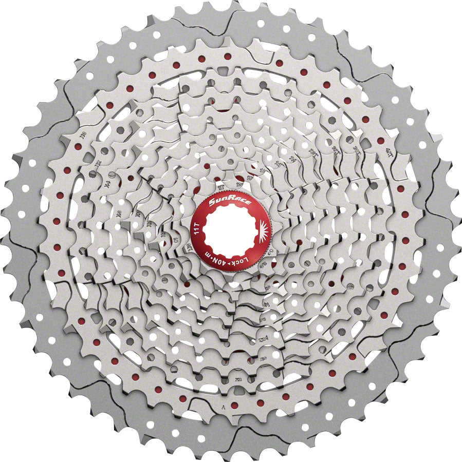 SunRace MX8 Cassette - 11 Speed, 11-50t, Silver MPN: CSMX8.EA5R.XS1.BX Cassettes MX8 11 Speed Cassette