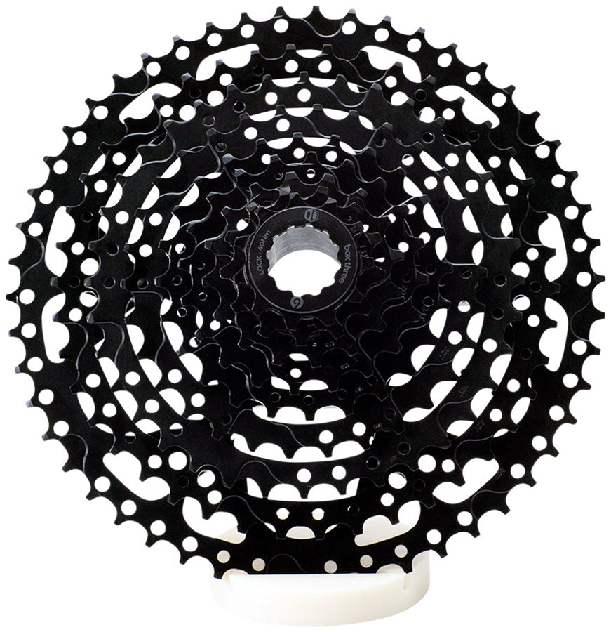 BOX Three Prime 9 Cassette - 9-Speed, 11-50t, Black MPN: BX-CS3-P9A1150-BK UPC: 639266097341 Cassettes Three Prime 9 Cassette 9-Speed