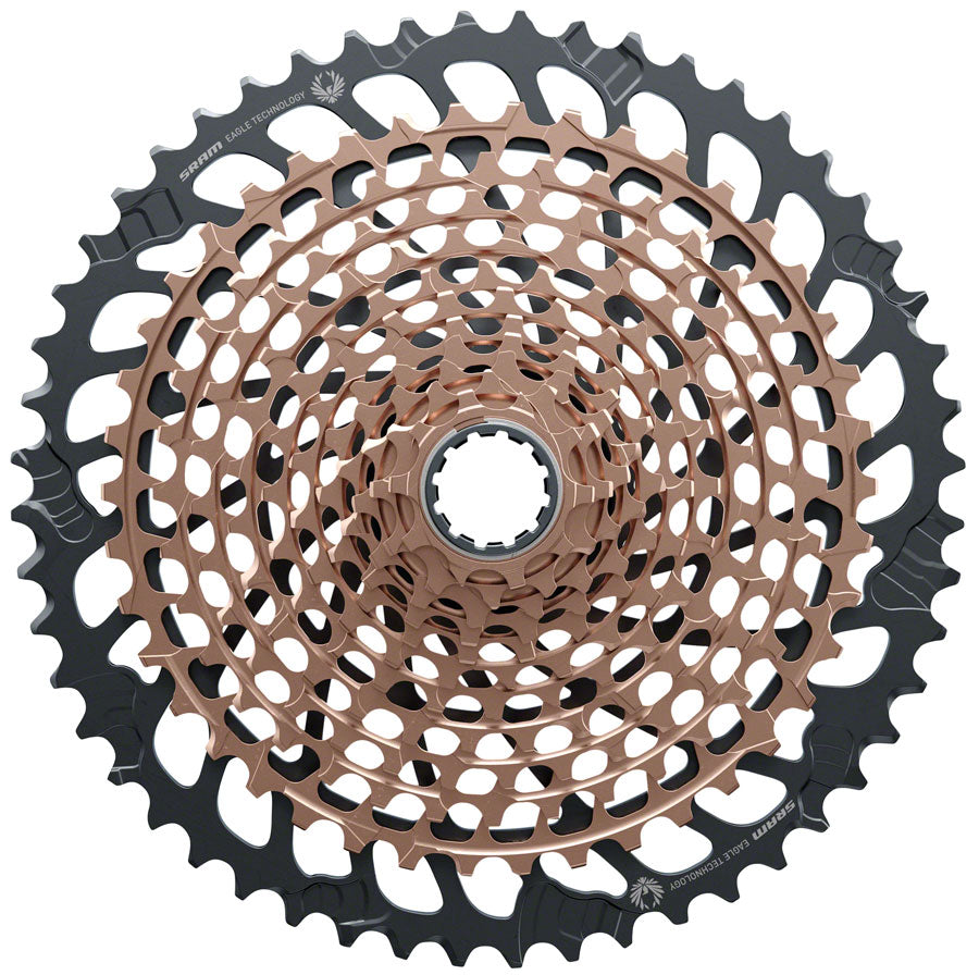 SRAM XX1 Eagle XG-1299 Cassette - 12-Speed, 10-52t, Copper, For XD Driver Body MPN: 00.2418.107.000 UPC: 710845853074 Cassettes XX1 Eagle XG-1299 12-Speed Cassette