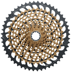 SRAM XX1 Eagle XG-1299 Cassette - 12-Speed, 10-52t, Gold, For XD Driver Body MPN: 00.2418.107.001 UPC: 710845853081 Cassettes XX1 Eagle XG-1299 12-Speed Cassette