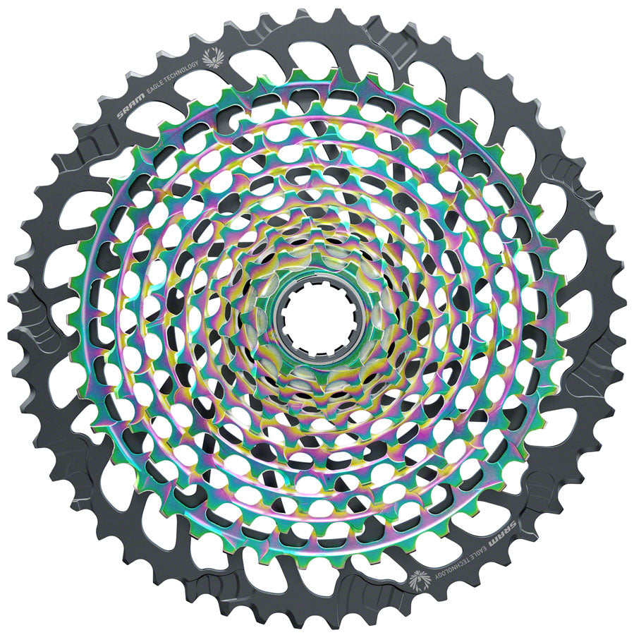 SRAM XX1 Eagle XG-1299 Cassette - 12-Speed, 10-52t, Rainbow, For XD Driver Body MPN: 00.2418.107.002 UPC: 710845853098 Cassettes XX1 Eagle XG-1299 12-Speed Cassette