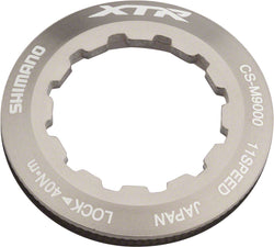 Shimano XTR CS-M9000 11-Speed Cassette Lockring for 11t Cog MPN: Y1PU98010 UPC: 689228919044 Cassette Lockring Cassette Lock Rings