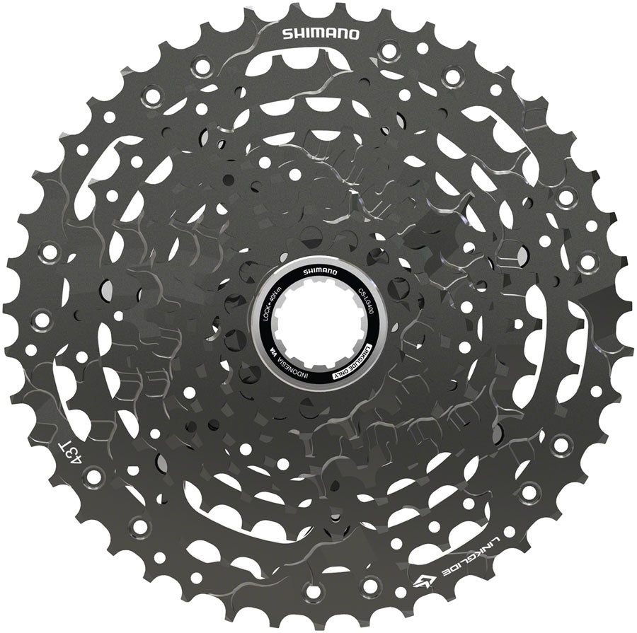 Shimano CUES CS-LG400-10 Cassette - 10 Speed, 11-43t, LINKGLIDE