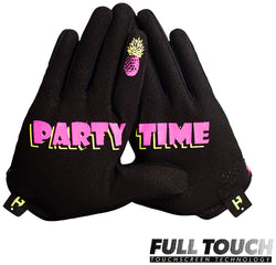 Handup Vented Gloves - Pineapples Carribbean, Full Finger, Large - Gloves - Vented Pineapples Caribbean Gloves