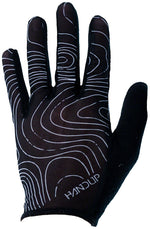 Handup Vented Gloves - Topo Map Black, XLarge - Gloves - Vented Gloves - Topo Map Black
