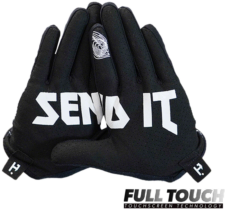 Handup Vented Gloves - Topo Map Black XXL MPN: SUMM3732XXLR UPC: 700594550560 Gloves Vented Gloves - Topo Map Black