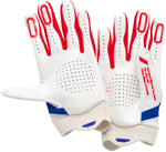 100% Itrack Gloves - Red/White/Blue, Large - Gloves - iTrack Gloves
