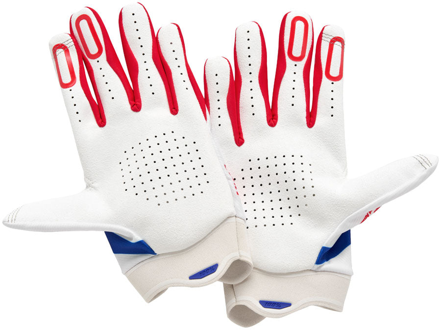 100% Itrack Gloves - Red/White/Blue, Medium MPN: 10044-00022 UPC: 196261082807 Gloves iTrack Gloves