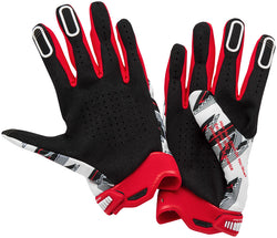 100% Ridefit Gloves - Red, Medium - Gloves - Ridefit Gloves