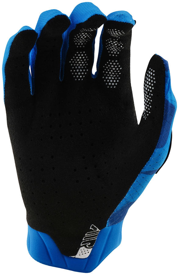 Troy Lee Designs Air Glove   Blotted Bright Blue, Small - Gloves - Air Gloves