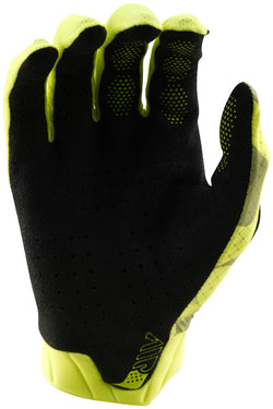 Troy Lee Designs Air Glove   Blotted Flo Yellow, Medium - Gloves - Air Gloves