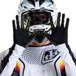 Troy Lee Designs Air Glove   Optic White / Black, 2X-Large - Gloves - Air Gloves