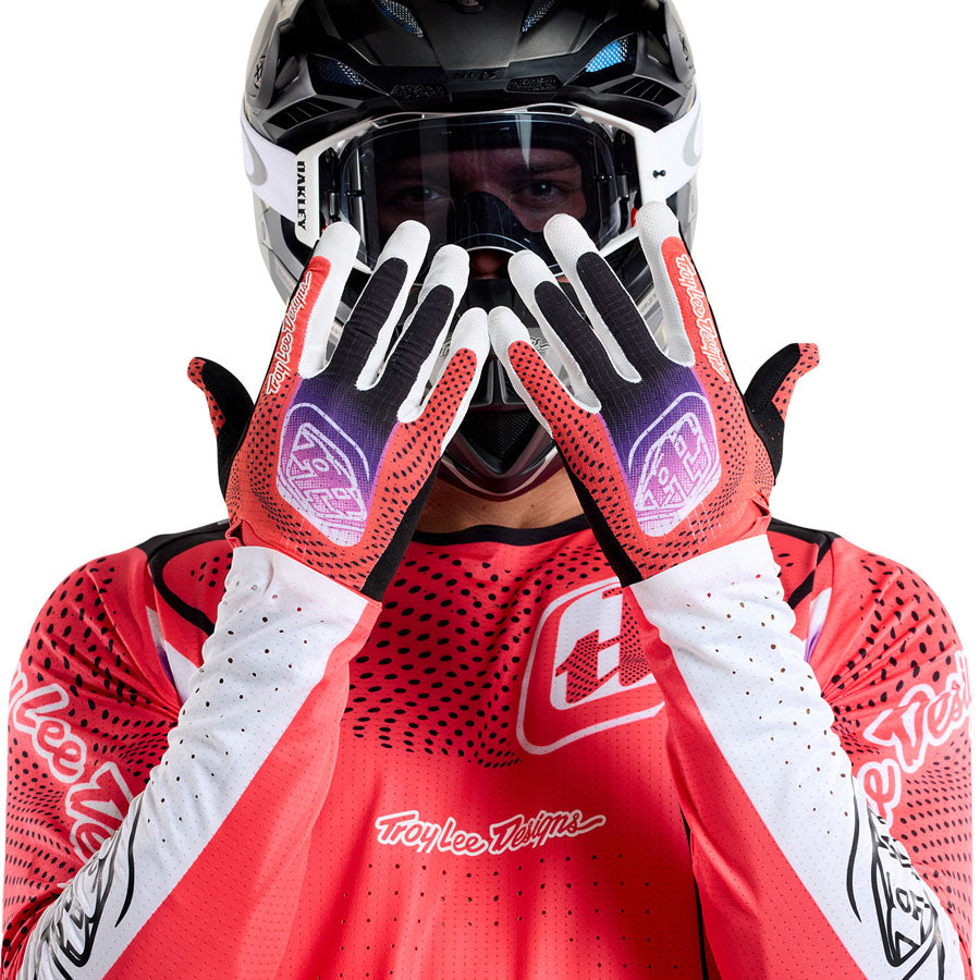 Troy Lee Designs Air Glove   Optic Infra Red, 2X-Large MPN: 446040016 UPC: 887202493393 Gloves Air Gloves