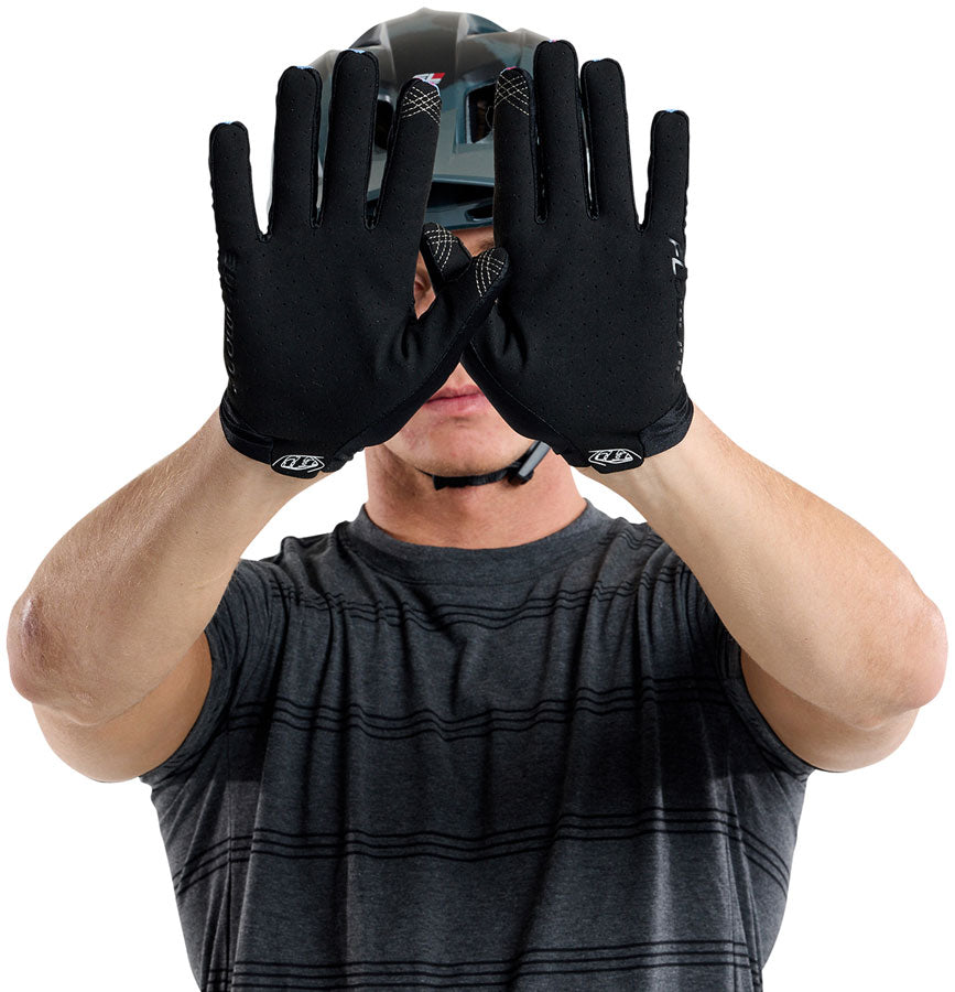 Troy Lee Designs Flowline Glove   Peace-Up Cobalt, Small - Gloves - Flowline Gloves