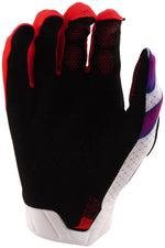 Troy Lee Designs Air Gloves   Overspray White / Violet, Medium - Glove - Air Gloves