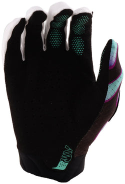 Troy Lee Designs Air Gloves   Overspray Black / Real Teal, 2X-Large - Glove - Air Gloves