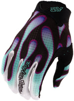 Troy Lee Designs Air Gloves   Overspray Black / Real Teal, X-Large MPN: 446030005 UPC: 887202532634 Glove Air Gloves