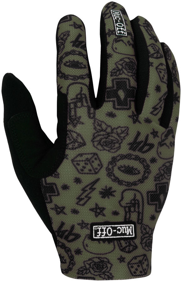 Muc-Off Summer Lightweight Mesh Rider Gloves - Green, Large MPN: 20668 Gloves Summer Lightweight Mesh Rider Gloves