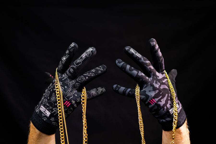 Muc-Off D30 Rider Gloves - Punk, Xlarge - Gloves - D30 Rider Gloves