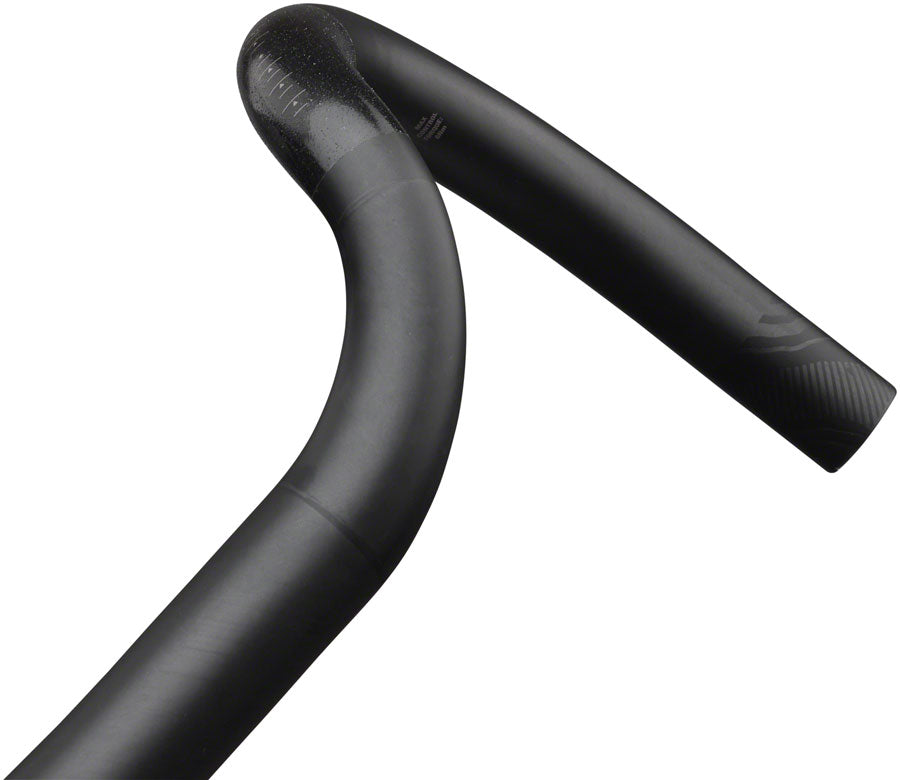 Teravail Radia 24 Carbon Drop Handlebar - Carbon, 31.8mm, 44cm, Black - Drop Handlebar - Radia 24 Carbon Drop Bar