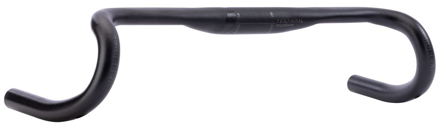 Teravail Feldspar Drop Handlebar - Aluminum, 31.8mm, 46cm, Black MPN: 19-000599 UPC: 708752529434 Drop Handlebar Feldspar Drop Bar