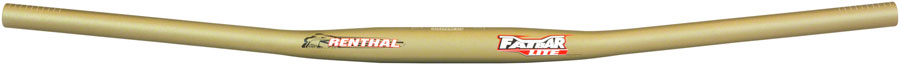 Renthal FatBar Lite Zero Handlebar - Aluminum, 0mm, 780mm, 31.8mm, Gold, V2