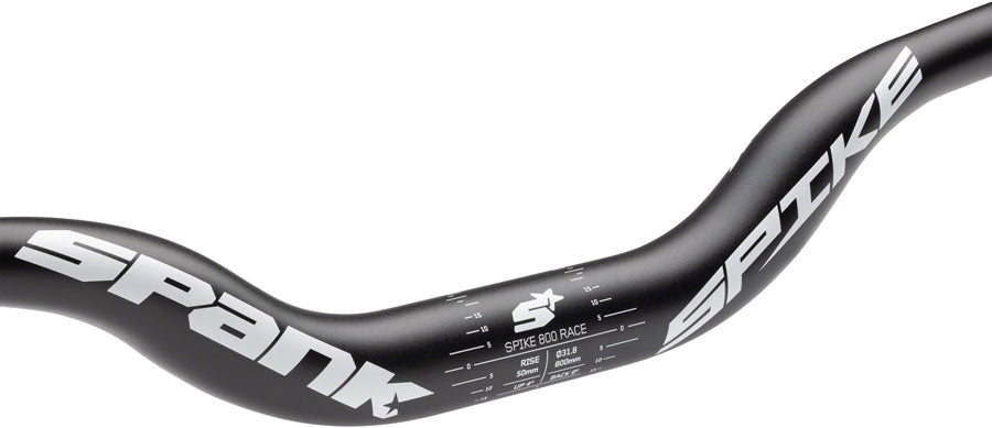 Spank Spike Race Bars 800mm Wide, 50mm Rise, 31.8mm Clamp Matte Black MPN: 4B-SK3180050-101-0009-AM Flat/Riser Handlebar Spike Race Bar