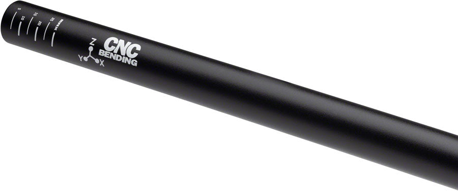 Spank Spike Race Bars 800mm Wide, 50mm Rise, 31.8mm Clamp Matte Black - Flat/Riser Handlebar - Spike Race Bar