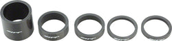 Zipp Headset Spacer Set, UD Carbon (4mm x 2, 8mm x 1, 12mm x1, 30mm x 1) MPN: 00.1915.124.010 UPC: 710845674655 Headset Stack Spacer Carbon Spacer Set