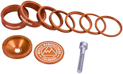 Wheels Manufacturing Pro StackRight Headset Spacer Kit - Orange MPN: SRHS-PKIT1-3 UPC: 811079029621 Headset Stack Spacer Pro StackRight Headset Spacer Kit