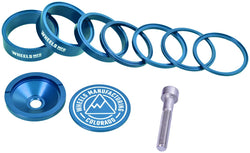 Wheels Manufacturing Pro StackRight Headset Spacer Kit - Teal MPN: SRHS-PKIT1-5 UPC: 811079029645 Headset Stack Spacer Pro StackRight Headset Spacer Kit