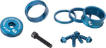 Wolf Tooth BlingKit: Headset Spacer Kit 3, 5,10, 15mm, Blue MPN: BLINGKIT_BLUE UPC: 812719025089 Headset Stack Spacer Headset BlingKit