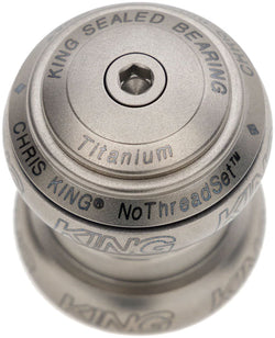 Chris King NoThreadSet Titanium Headset - 1-1/8", EC34 Upper / EC34 Lower, Titanium MPN: BHTI UPC: 841529268584 Headsets NoThreadSet Titanium Headset