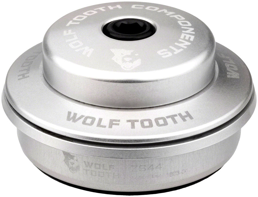 Wolf Tooth Performance Headset - ZS44/28.6 Upper, 6mm Stack, Raw Silver