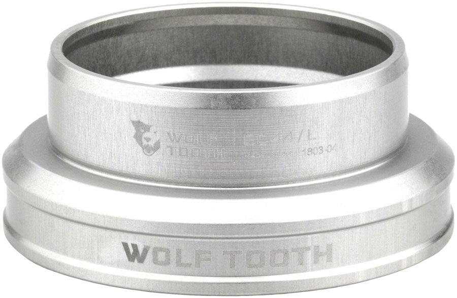 Wolf Tooth Premium Headset - EC44/40 Lower, Raw Silver MPN: EC44L-40-RSIL UPC: 810006809824 Headset Lower Premium EC Lower Headset