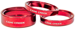 Cane Creek Interlok Chroma Studio Headset Spacer Kit - (1) 10mm, (2) 5mm, Red MPN: BAA2277R UPC: 840226000350 Headset Stack Spacer Interlok Headset Spacer Kit