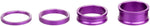 Wolf Tooth Precision Headset Stack Spacer Kit - 3mm, 5mm , 10mm, 15mm, Ultraviolet Purple MPN: SPACER-PRU-KIT1 UPC: 810159401036 Headset Stack Spacer Precision Spacer Kit