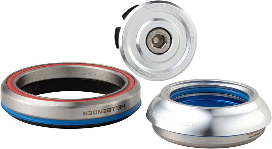 Cane Creek Hellbender 70 Headset - IS41/28.6/H9 Upper | IS52/40 Lower, Tapered, Silver